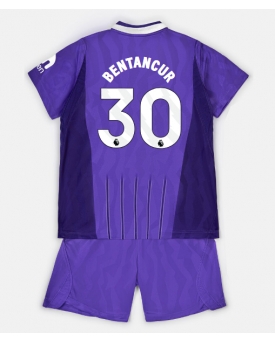 Billige Fotballdrakt Tottenham Hotspur Rodrigo Bentancur #30 Replika Tredjedraktsett Barn 2026-27 Kortermet (med bukser)